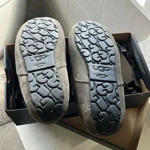 UGG | Shoes | Ugg Gray Loafers Slipons With Plush Lining  display picture 3